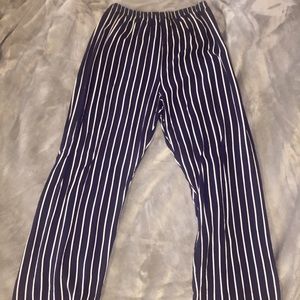 Never worn Brandy Melville stripe pants
